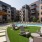 Courtyard with seating & grills