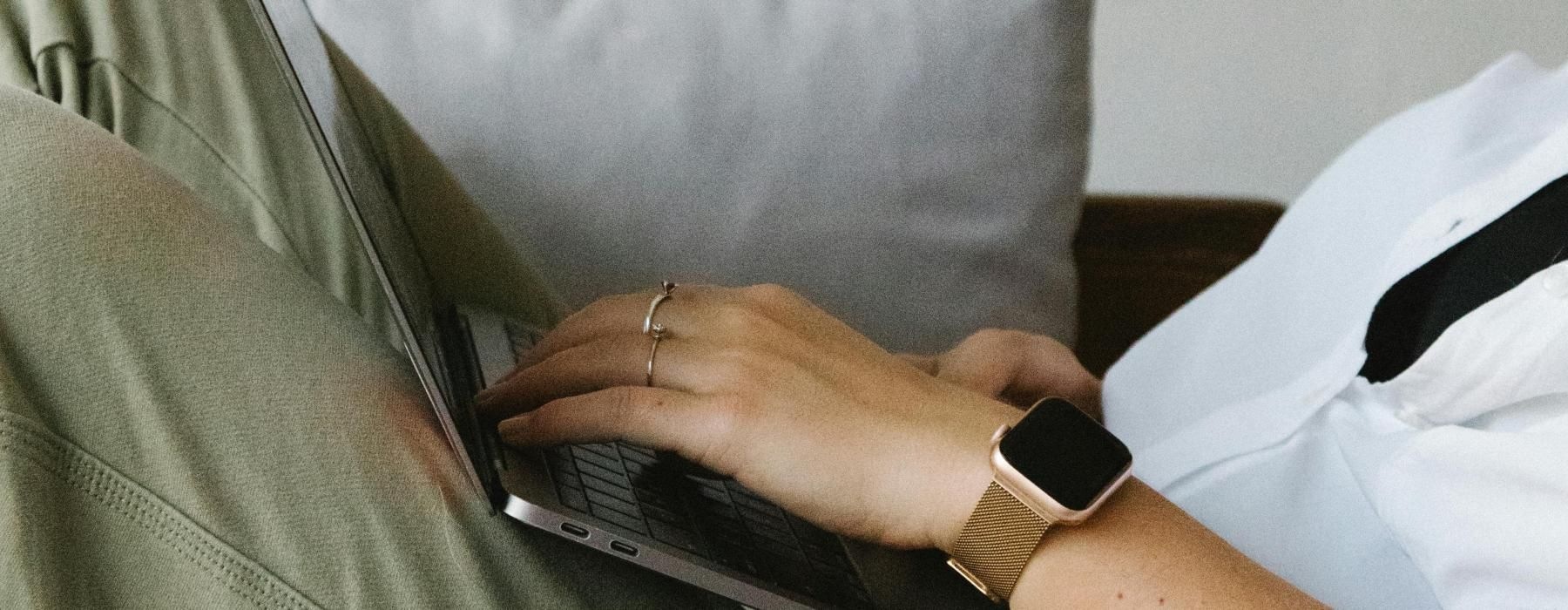 a person with a watch on their wrist